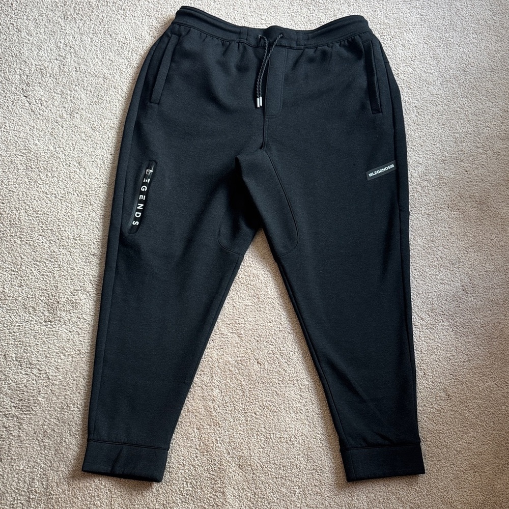 Black Men's Jogger Sweatpants - Picture 1 of 5